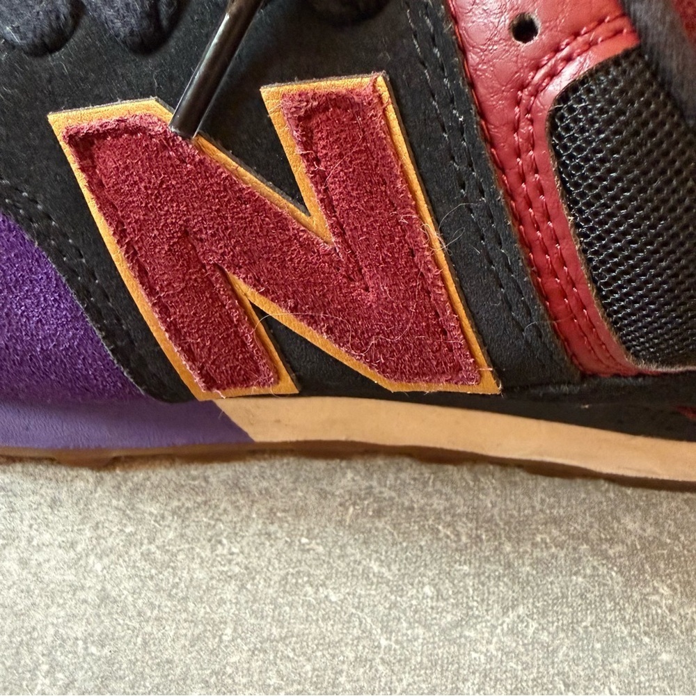 New Balance 574 My Story Matters Black History Month Sneaker Black Purple Size 7 - Picture 9 of 16